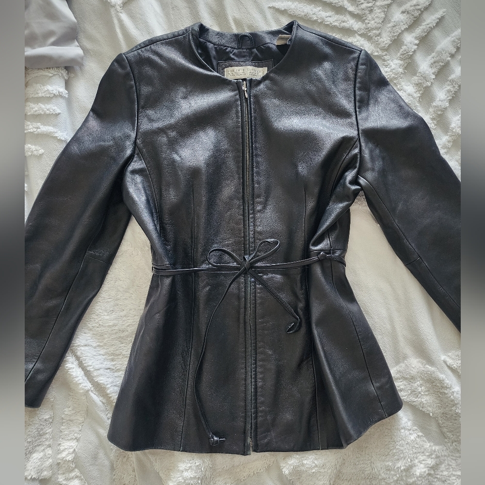 Valerie Stevens 100% leather jacket size L